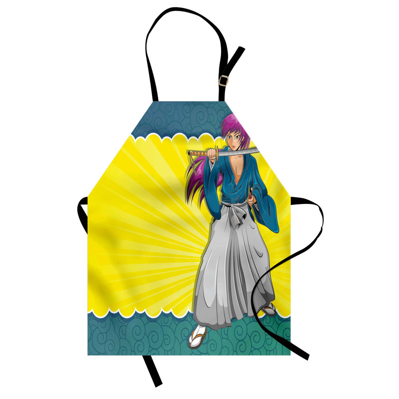 No Pattern Bib Apron