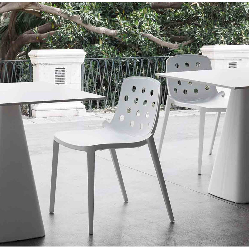 Chaise d'appoint Isidora, Blanc