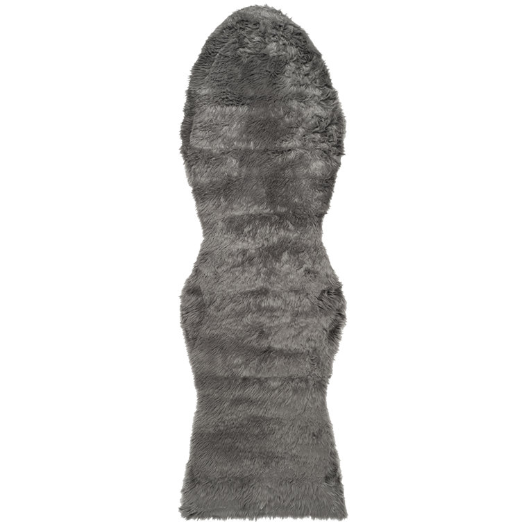 Chapawee Faux Fur Area Rug