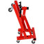 Support pour moteur d'une capacité de 2000 lb, support pour moteur tournant à 360 degrés avec 6 roulettes, support pour moteur de moto robuste avec cadre pliable pour la réparation automobile, l'entretien du véhicule, rouge