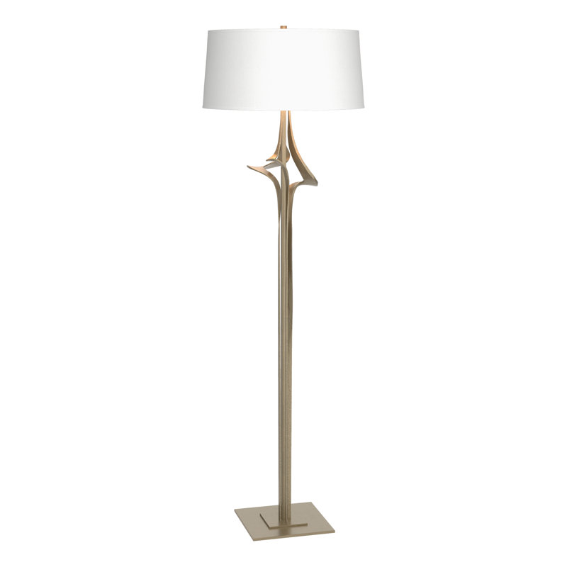 Antasia 59" Floor Lamp, Natural Anna, Soft Gold
