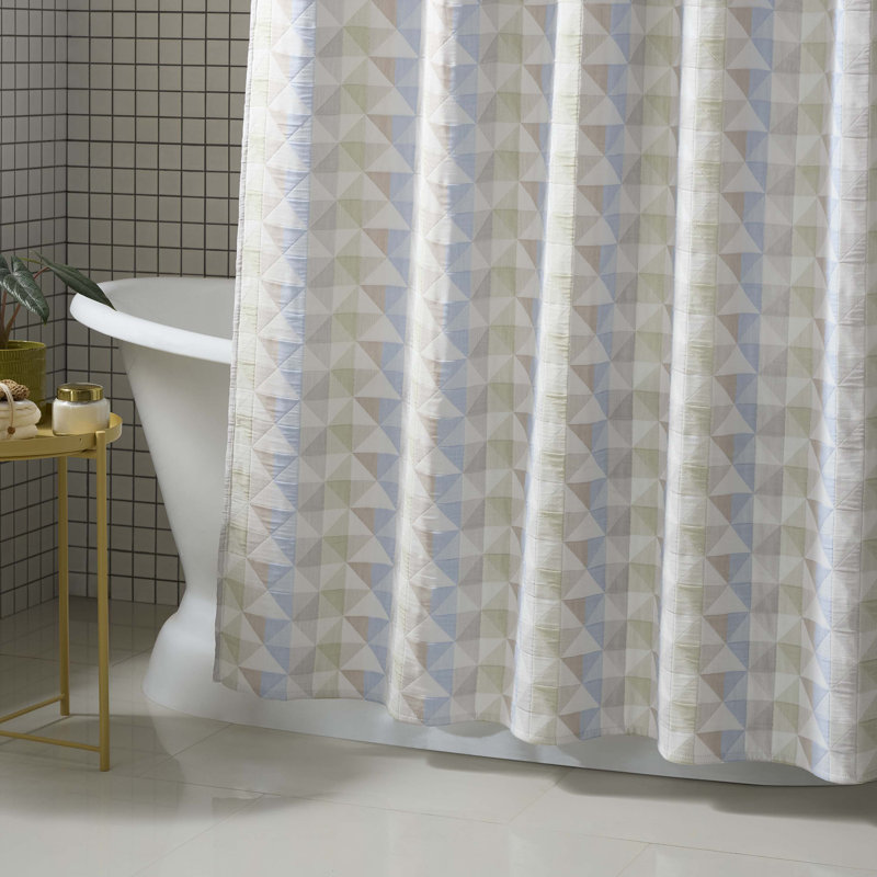 Martex Expression Crosby 72x72 Shower Curtain, Multi Geometric