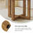 Round Dining Table Set with 6 dining chairs