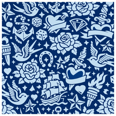Édredon nautique iconographique