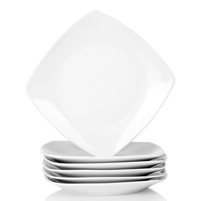 19cm Porcelain China Commercial Dishwasher Safe Salad or Dessert Plate,  