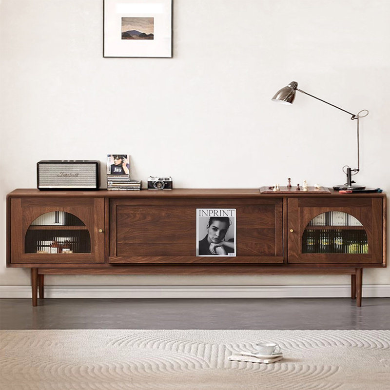 Meuble télé moderne avec une fabrication durable, 86.61"