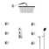 Kiev Chrome Thermostatic Shower System Set Ultimate Luxury and Control