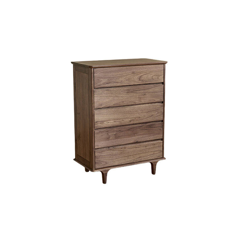 Black Walnut Storage Entry Cabinet Solid Wood Accent Chest