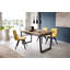 Jesa Extendable Metal Base Dining Table