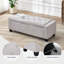 Banc avec repose-pieds 48,4 po avec rangement-496020950