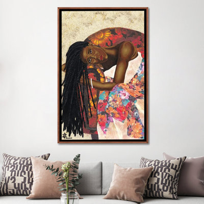 « Woman Strong III » par Alonzo Saunders-impression d’art graphique