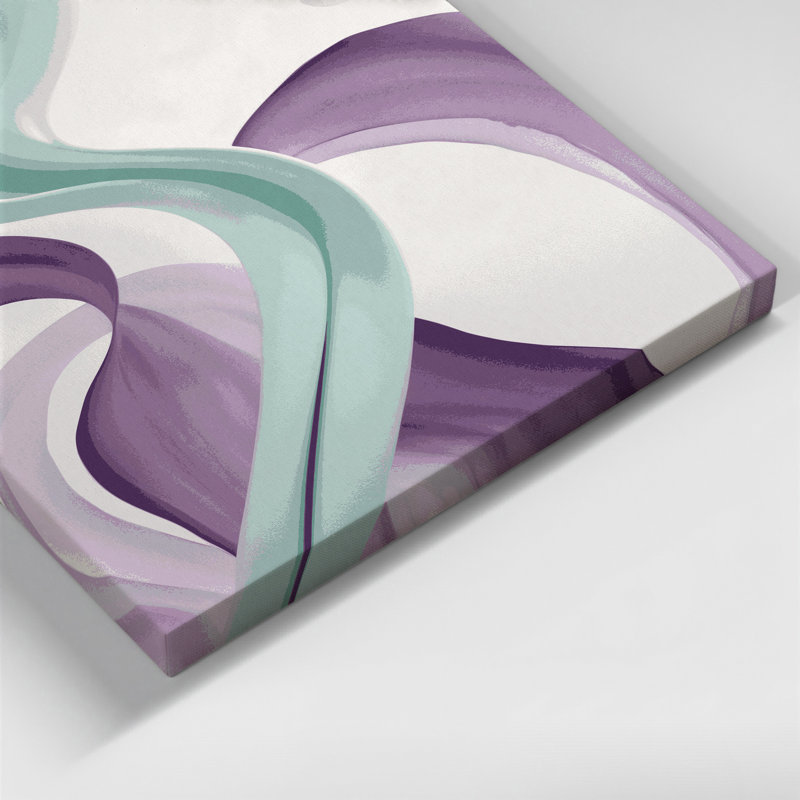 Abstract Watercolor 32 Green Canvas Wall Art, 14" H x 11" W