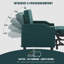 Fauteuil-lit convertible compact 3-en-1 avec chargement USB et Type-C-569838266