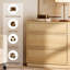 Buffet moderne 94,5 "avec 9 tiroirs, buffet multifonctionnel avec grand rangement et tablette réglable-132282084