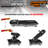 36" 2 In 1 Folding Rolling Car Creeper Seat With Casters, Foldable Mechanic Creeper, 330Lbs Capacity-1025694032