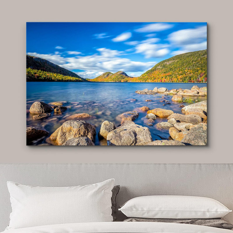 Photographie de paysage de montagne, Toile tendue, H 12 po x l 18 po