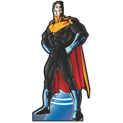 Titan of Space And Time Super Hero Cardboard Standup