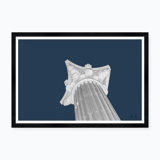 Indigo Corinthian Print by Tim Klein