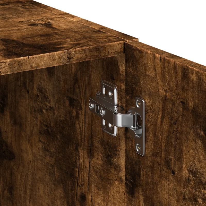Anshu 225cm Kitchen Pantry, Smoked Oak