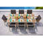 Ensemble repas d'extérieur en aluminium étain 9 pièces Thomasson-826872322-826872321