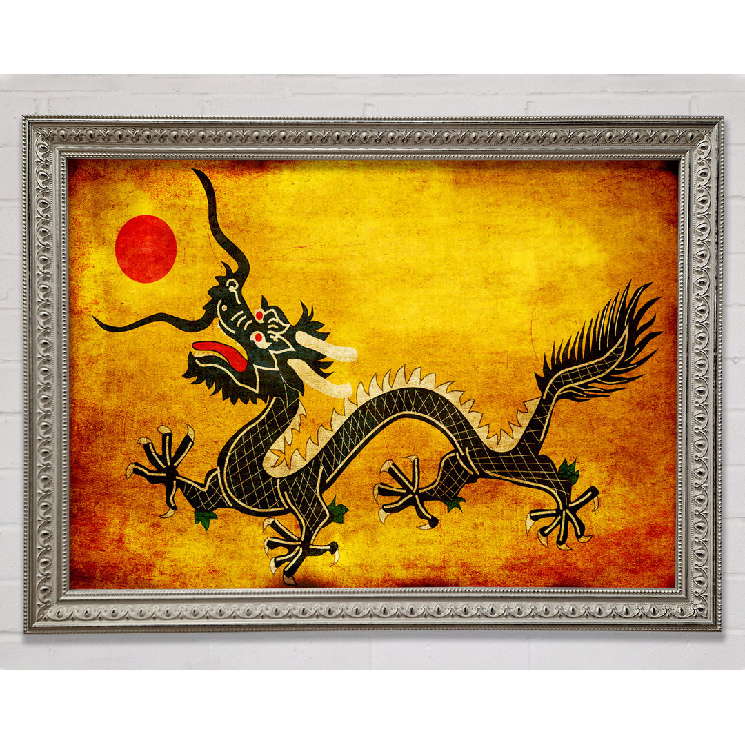 Gerahmtes Leinwandbild Manchu Dragon Ming Dynasty