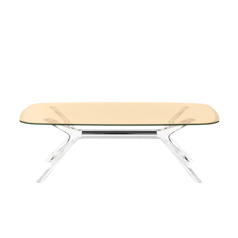 Blast Coffee Table, Crystal-Chrome, Bronze