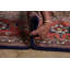 Tapis unique en laine noué à la main Tabriz des années 1940 de 13 pi x 19 pi 4 po rouge / mauve Niyae