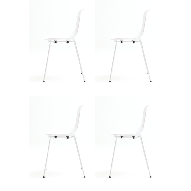 Chaise empilable Holi, Blanc