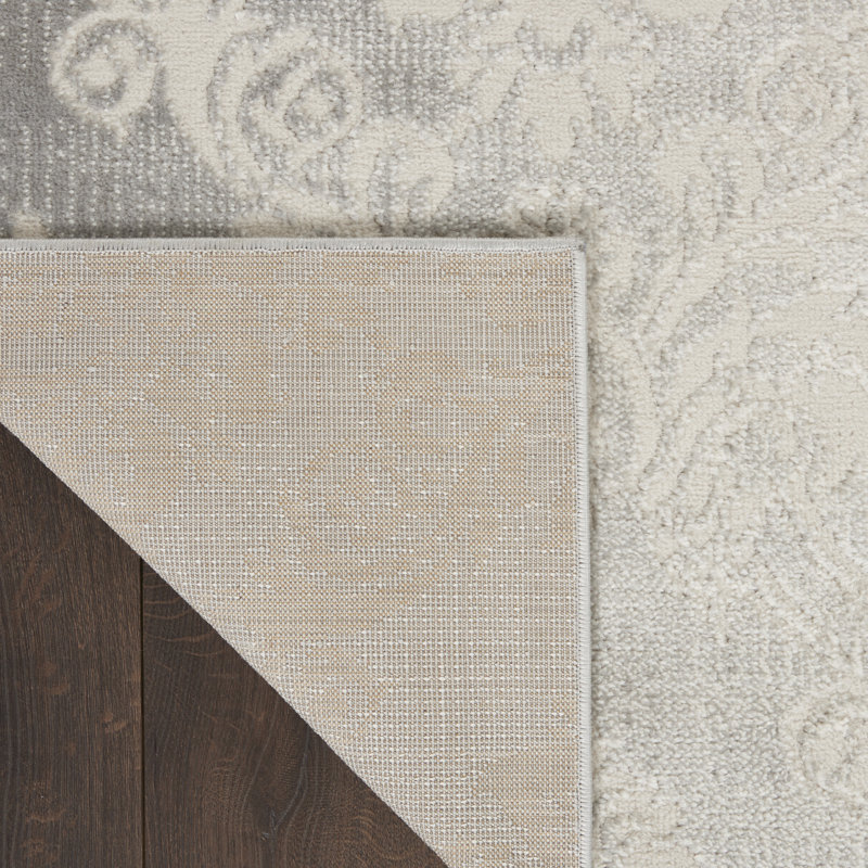 Kole Damask Indoor Rug, Rectangle 5'3" x 7'3"