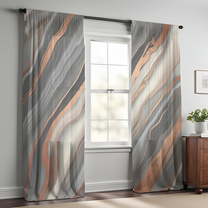 Window Curtains, 56" W x 78" L