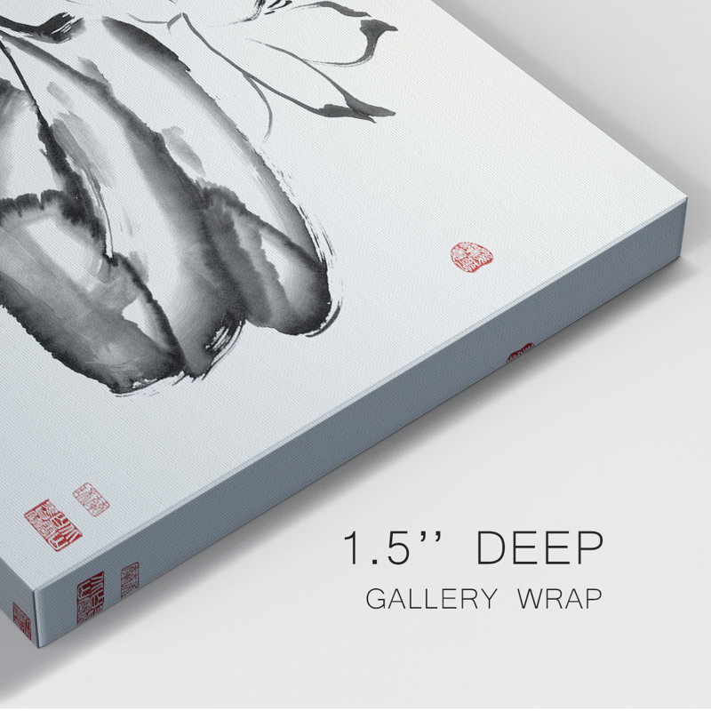 «Lotus Study III», reproduction sur toile tendue, L 18 po x H 12 po