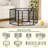 Exercise Heavy Duty Metal Pet Pen with Doors (Set of 6)-80013011