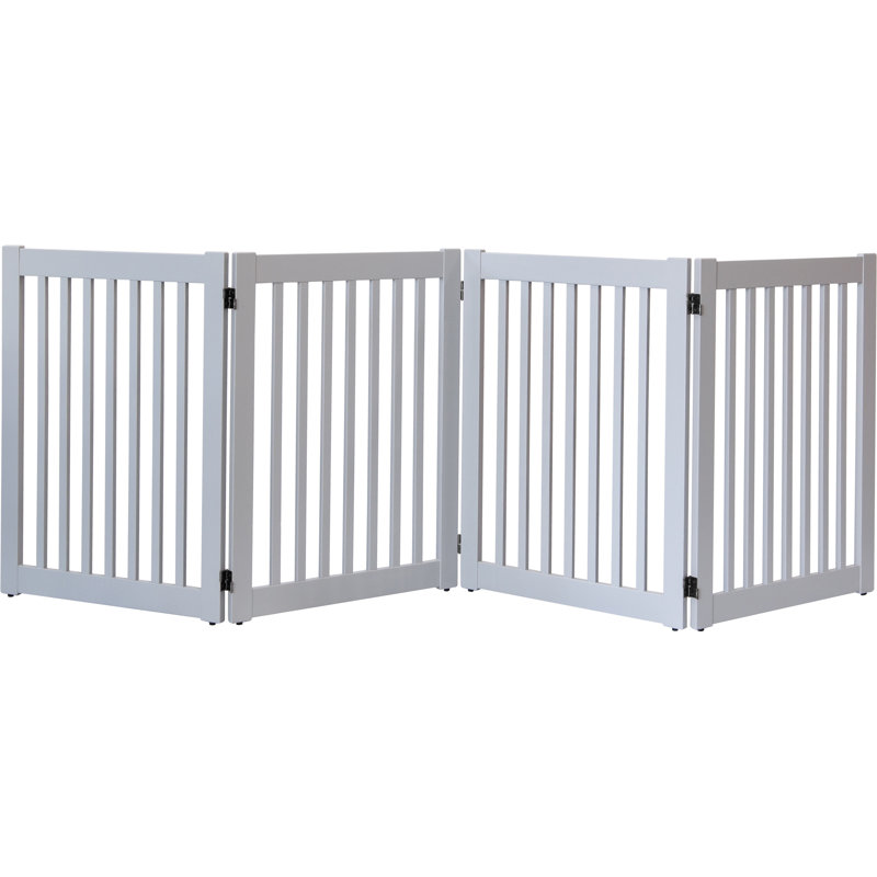Barrière EZ autoportante Clarissa, H 32 po x l de 32 à 72 po, Gris ponce