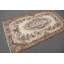 Tapis turc vintage fait à la main en beige doux pour le salon