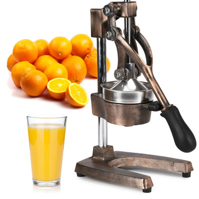Zulay Kitchen Large Manual Fruit Juicer Press - Heavy Duty Commercial Citrus Juicer