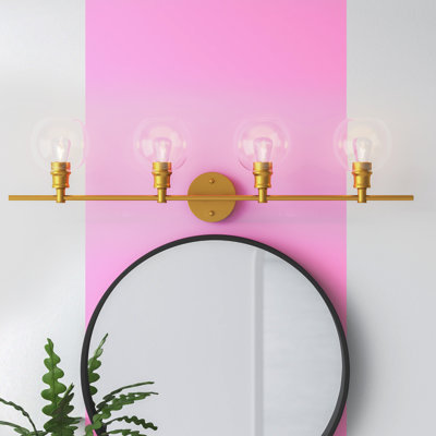 Éclairage pour meuble-lavabo à 4 lumières à intensité variable Drinkard