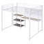 Lit mezzanine avec bureau et tableau blanc, lit mezzanine avec 3 tablettes et échelle-1031549181-1031549179