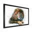 Lion Animals Wild Cat - Print on Canvas-1096417969-1096417982