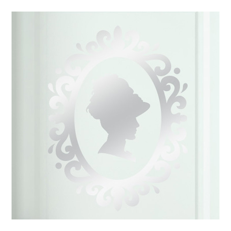 Wall Decal, Shiny Silver