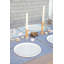 Napperon intérieur bleu profond