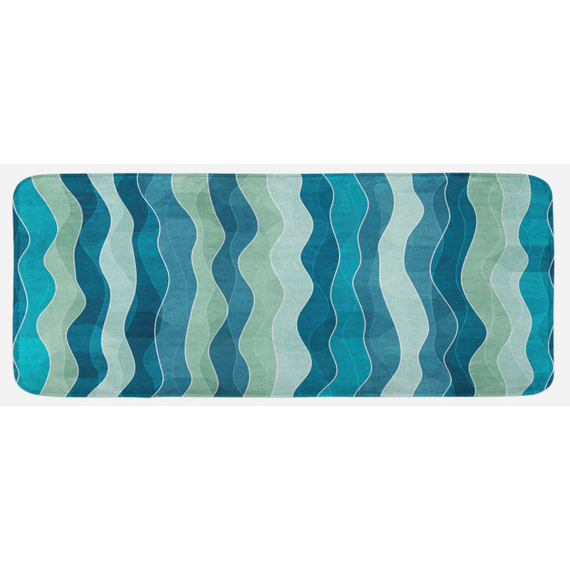 Coastal Synthetic Kitchen Mat