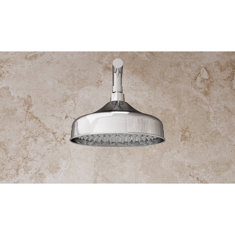 Atlantic 8 in. Round Rainfall Shower Head, Chrome, Chrome