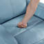 Fauteuil inclinable pivotant en cuir