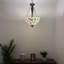 Luminaire suspendu Spires Tiffany vitrail pie oiseau prune Bossom inclus l 16 po x P 16 po x H 60 po