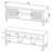 Jenine Dark Pine 2-Door Engineered Wood 60" TV Stand