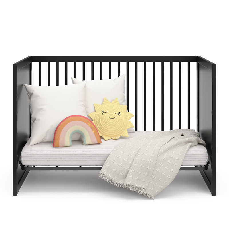 Lit de bébé convertible 3-en-1 Calabasas, Noir