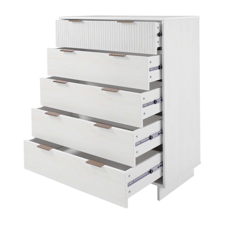 Commode blanche, Blanc