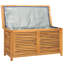 VidaXL Teak Solid Wood Deck Box in Brown
