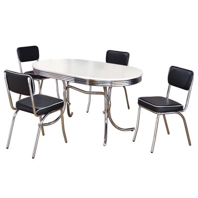 Ensemble de table de salle à manger 5 pièces Anwen