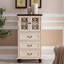 Armoire d'appoint polyvalente de style rustique américain-107823691